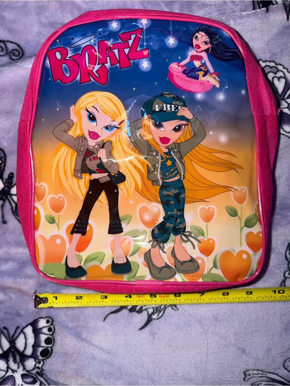 Y2K Bratz Mini Pink Backpack Retro Graphic Doll Collector Bag